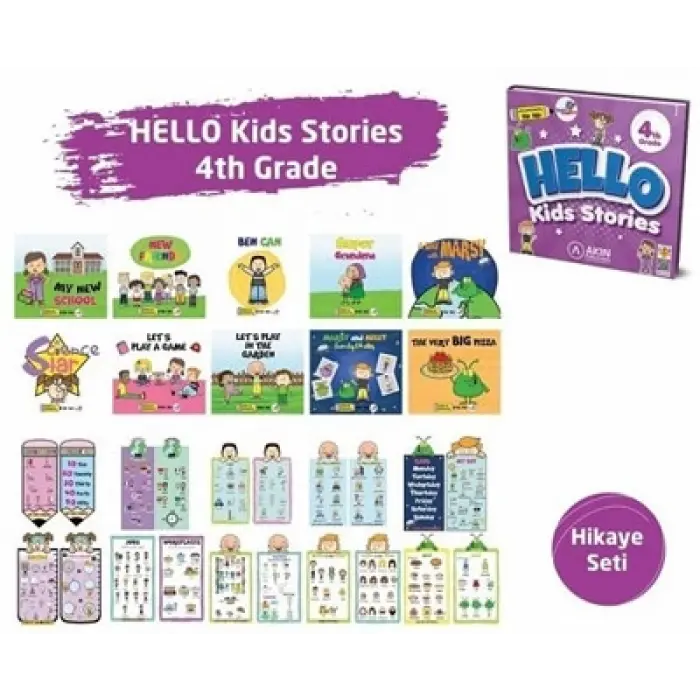 Akın Publishing 4. Sınıf Hello Kids Stories