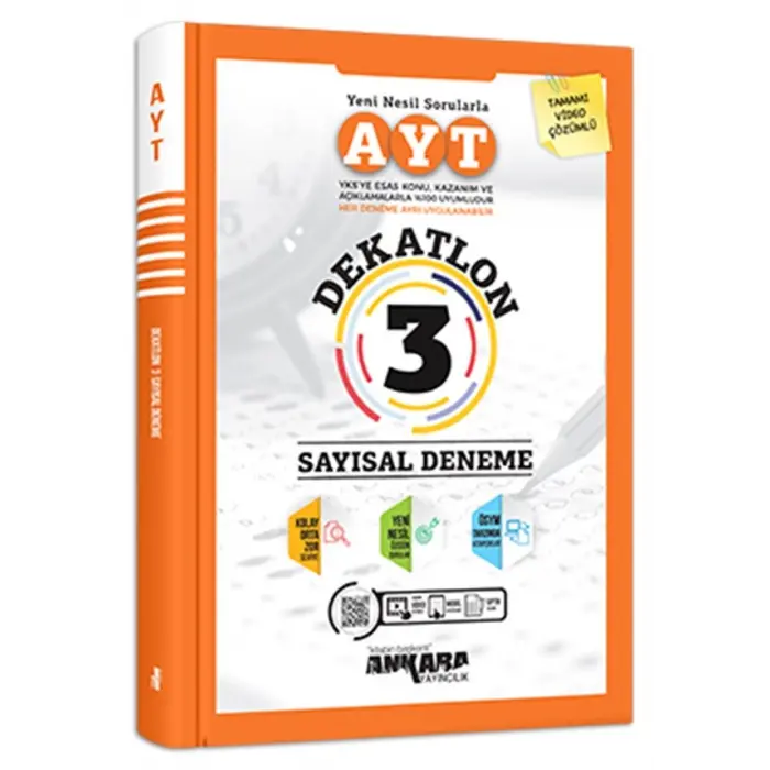 Ankara Yayıncılık AYT Sayısal Dekatlon 3 Deneme