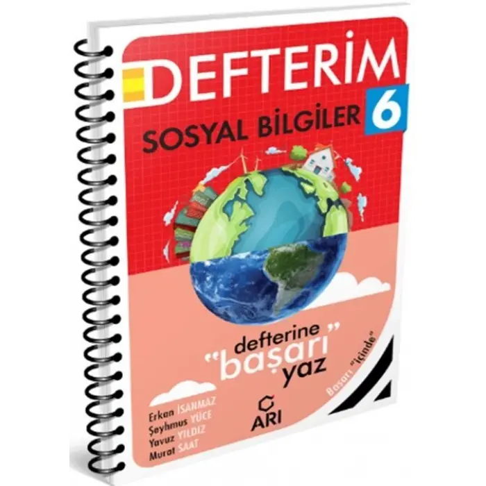 Arı Yayıncılık 6. Sınıf Sosyal Bilgiler Akıllı Defteri