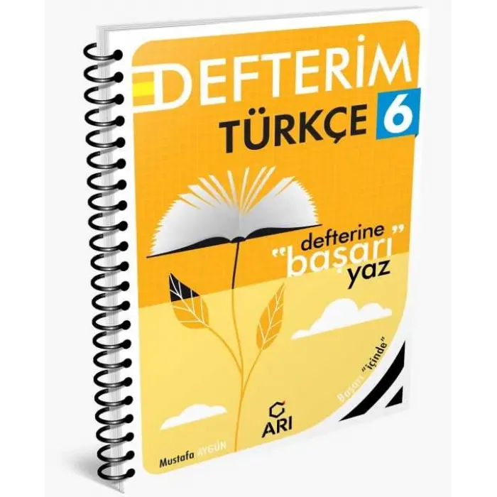 Arı Yayıncılık 6. Sınıf Türkçe Defterim