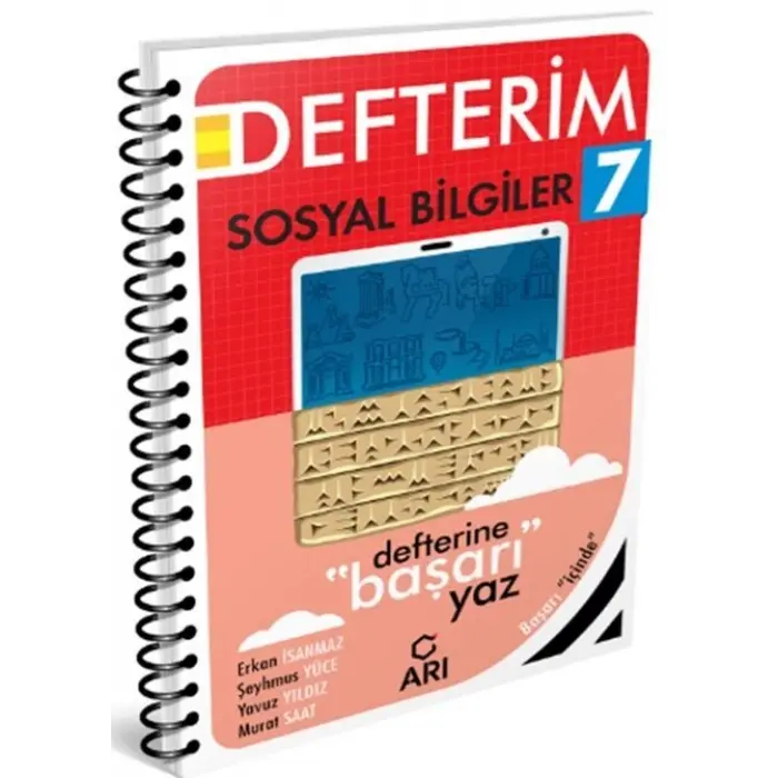 Arı Yayıncılık 7. Sınıf Sosyal Bilgiler Akıllı Defteri