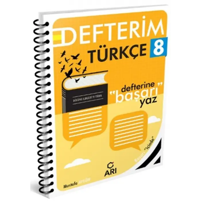 Arı Yayıncılık 8. Sınıf Türkçemino Akıllı Türkçe Defteri