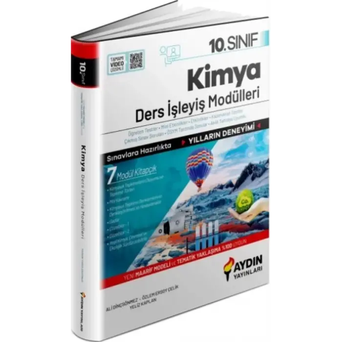 Aydın Yayınları 10. Sınıf Kimya Ders İşleyiş Modülleri