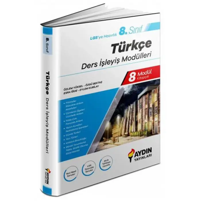 Aydın Yayınları 8. Sınıf Türkçe Ders İşleyiş Modülleri