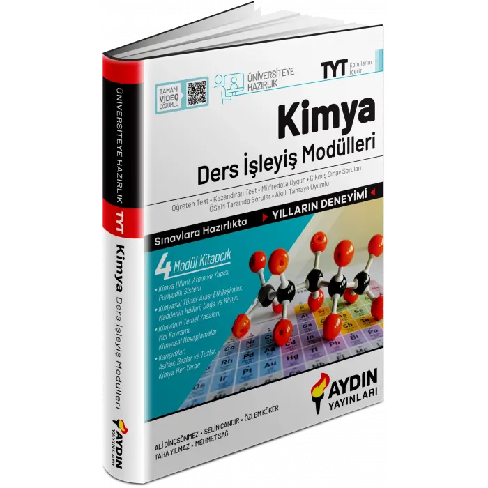Aydın Yayınları Tyt Kimya Ders İşleyiş Modülleri