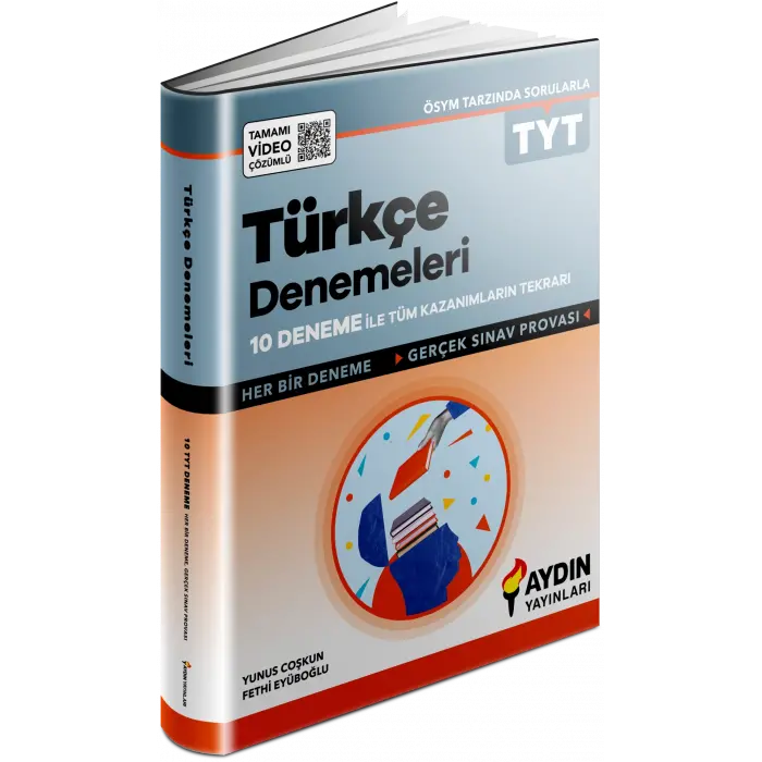 Aydın Yayınları TYT Türkçe 10 Deneme