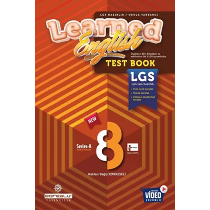 Borealıs Yayıncılık 8. Sınıf Learned English Test Book