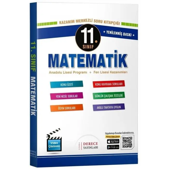Derece Yayınları 11. Sınıf Matematik Modüler Set