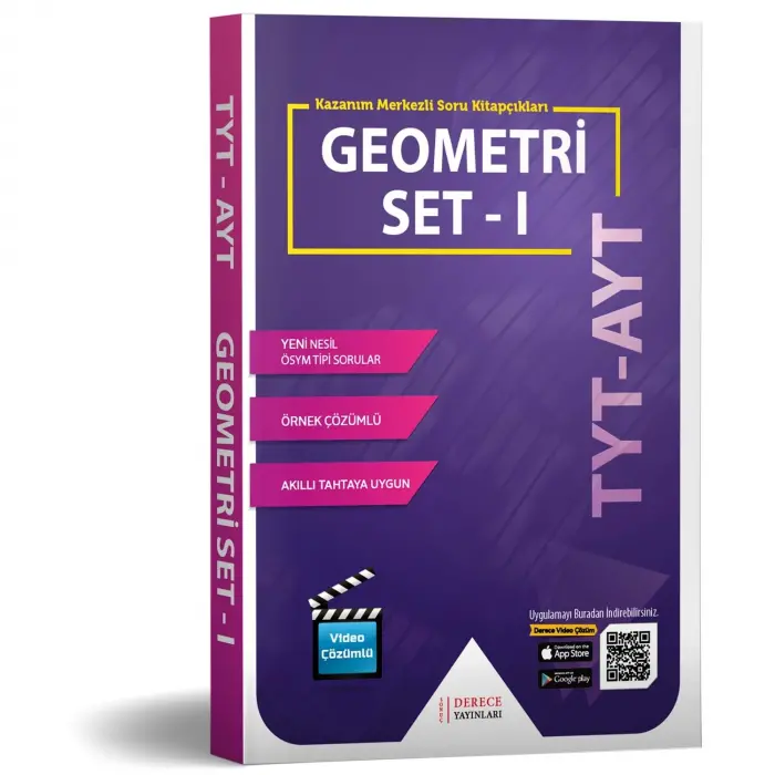 Derece Yayınları TYT AYT Geometri Set 1