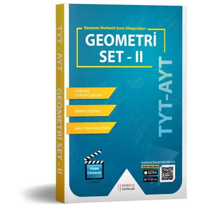 Derece Yayınları TYT AYT Geometri Set 2