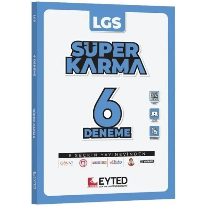 EYTED 8. Sınıf LGS Süper Karma 6 Deneme Çözümlü