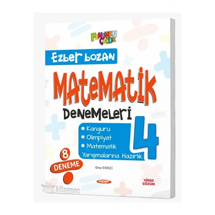 Fenomen Çocuk 4. Sınıf Matematik Ezberbozan Denemeleri