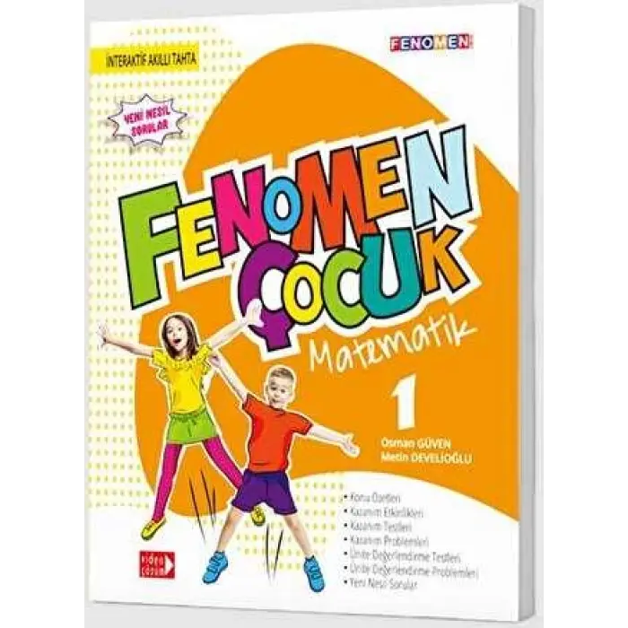 Fenomen Kitap 1. Sınıf Matematik Fenomen Çocuk