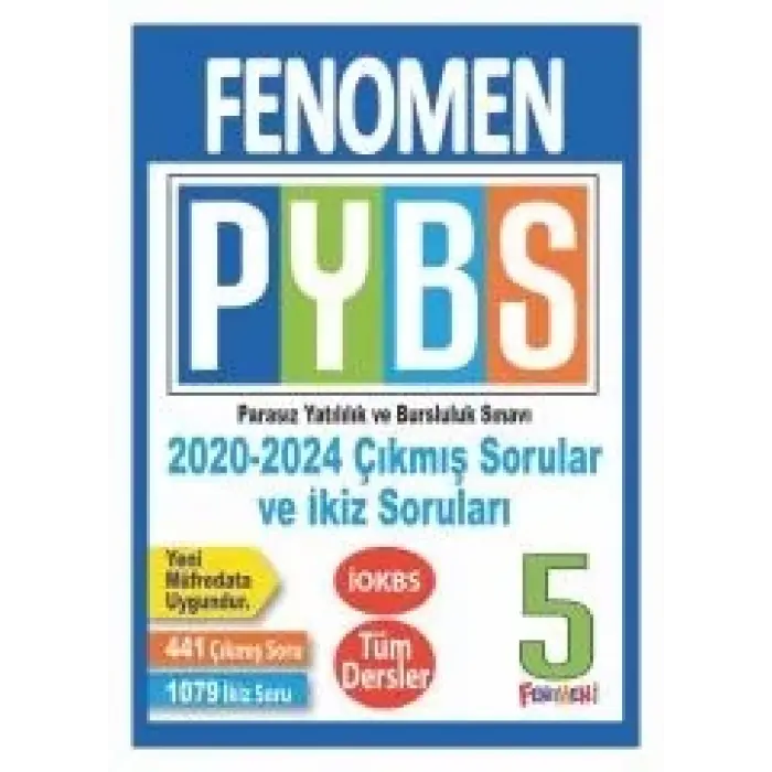 Fenomen Yayınları 5.Sınıf PYBS 6 Deneme