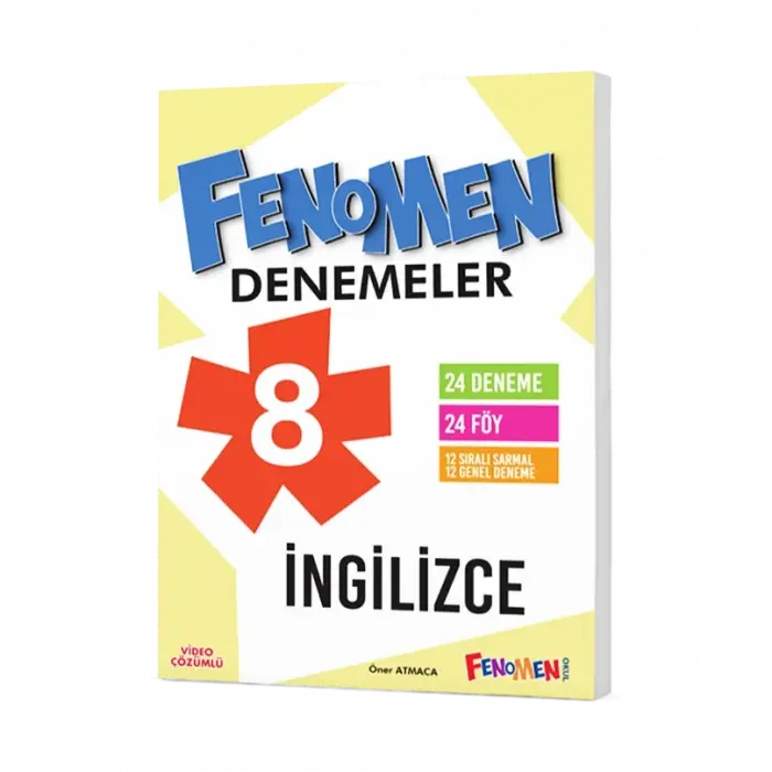Fenomen Yayınları 8.Sınıf İngilizce Denemeleri