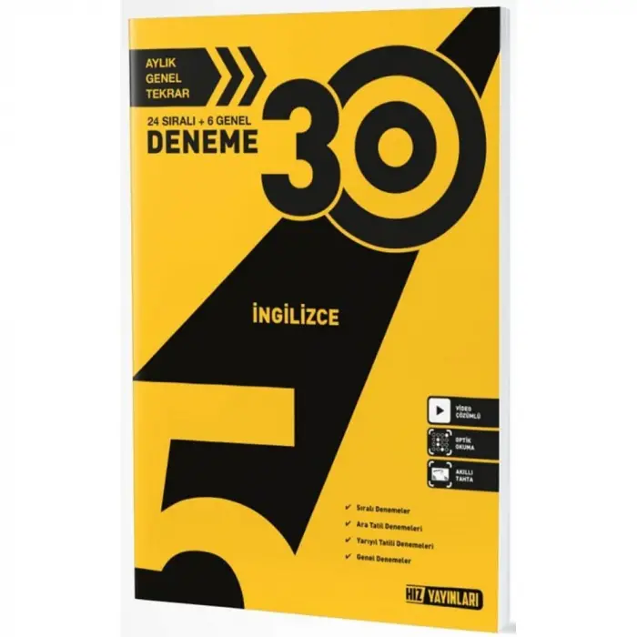 Hız Yayınları 5. Sınıf İngilizce 30Lu Deneme