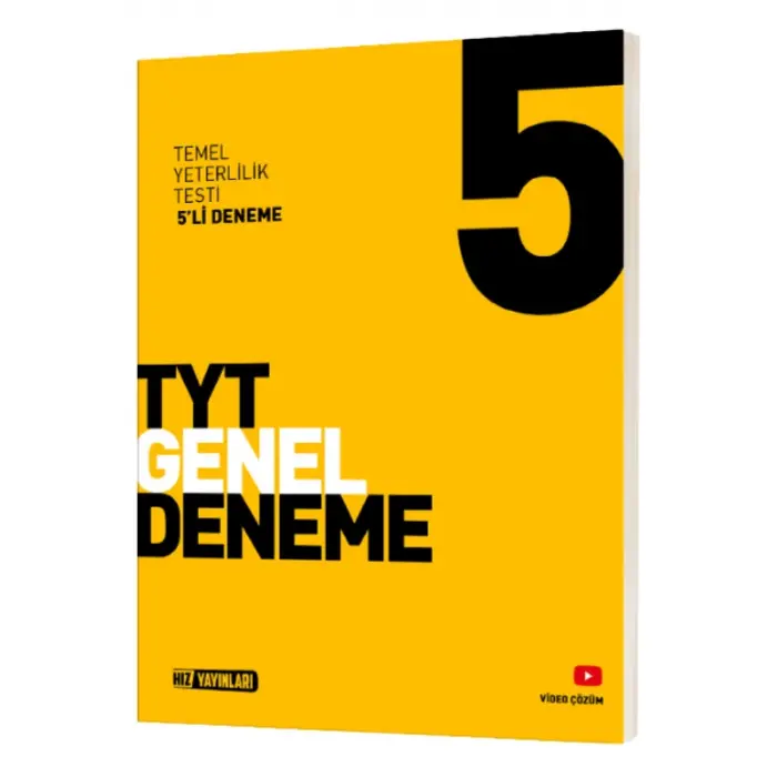 Hız Yayınları TYT 5’li Genel Deneme