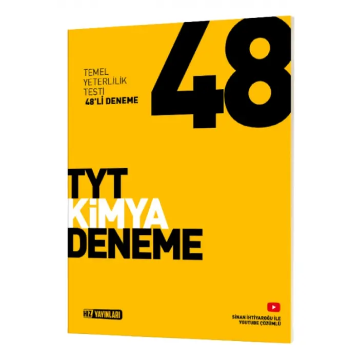 Hız Yayınları TYT Kimya 48’li Deneme