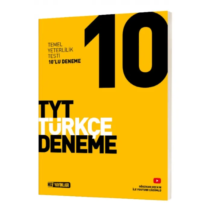 Hız Yayınları TYT Türkçe 10’lu Deneme