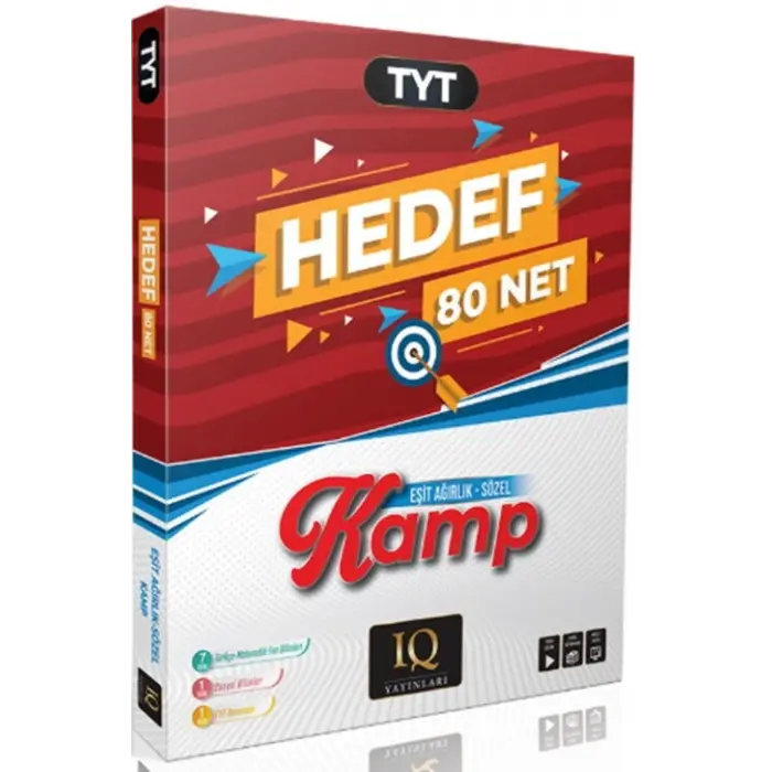 IQ Yayınları TYT Hedef 80 Eşit Ağırlık Sözel Kamp
