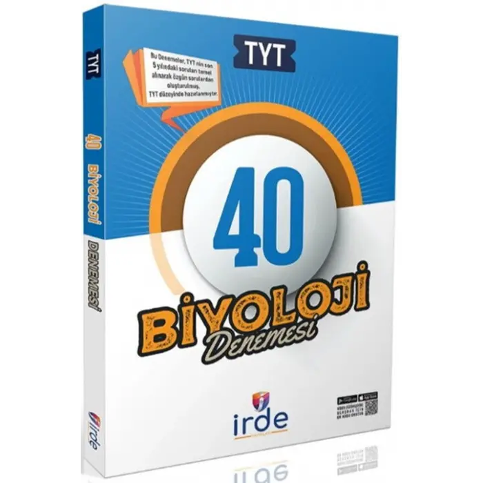 İrde Yayınları TYT Biyoloji 40 Denemesi