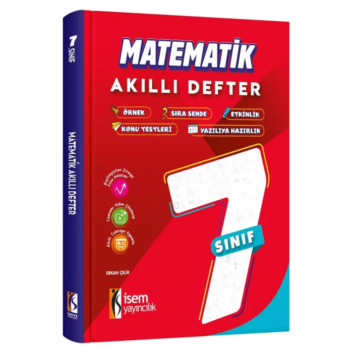 İsem Yayınları 7. Sınıf Matematik Akıllı Defter