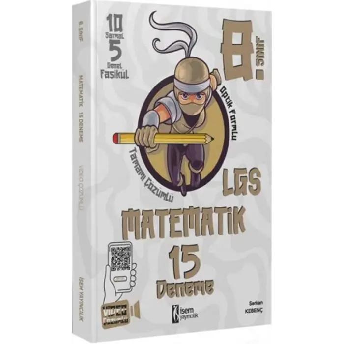 İsem Yayınları 8. Sınıf Matematik 15 Deneme
