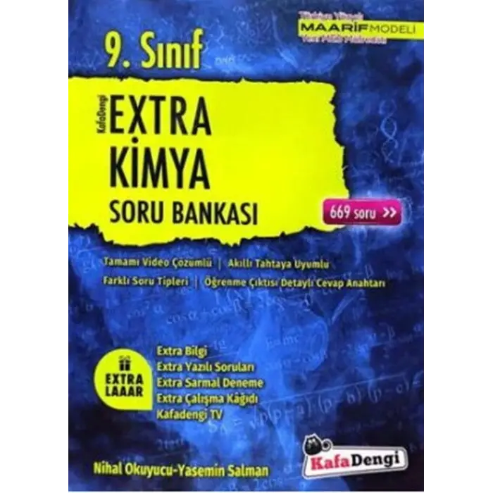 Kafa Dengi Yayınları 9. Sınıf Kimya Extra Soru Bankası