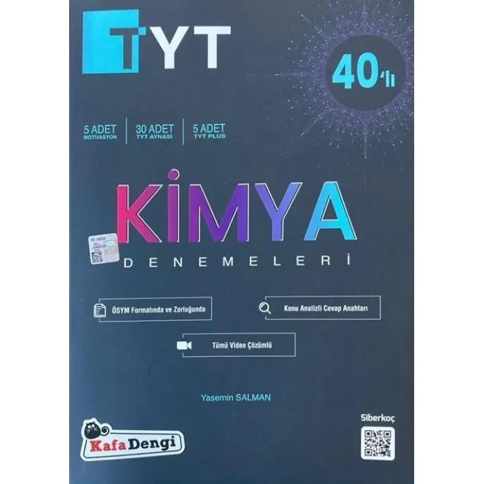 Kafa Dengi Yayınları Tyt Kimya 40 Lı Deneme
