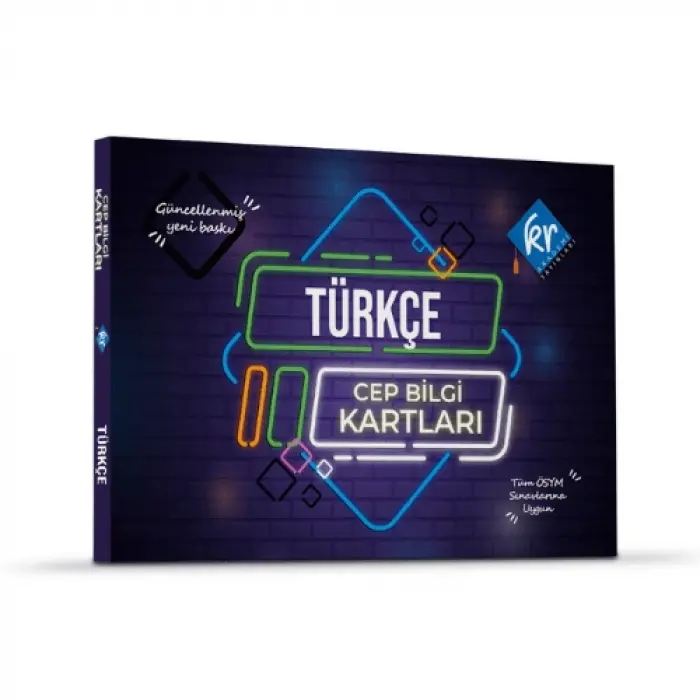 Kr Akademi Yayınları Kpss Türkçe Cep Bilgi Kartları