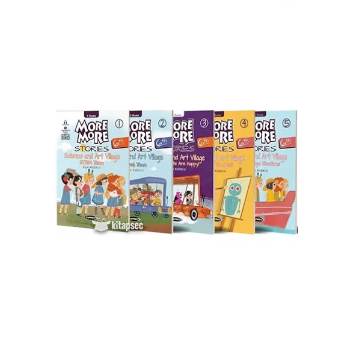 Kurmay ELT More and More English 6 Stories (5 Kitap Set)