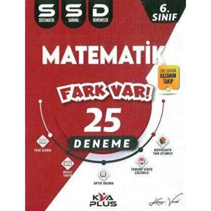 KVA 6.Sınıf Matematik 25 Sistematik Sarmal Deneme