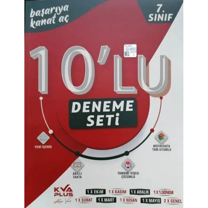 KVA Yayınları 7. Sınıf 10 lu Deneme Seti