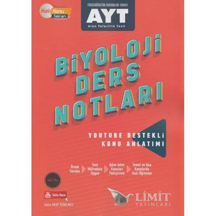 Limit Yayınları AYT Biyoloji Ders Notları