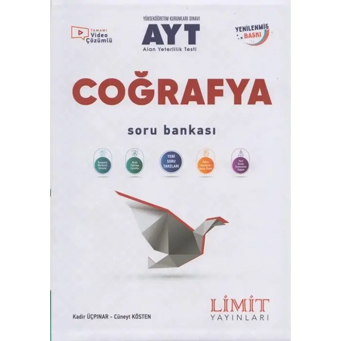 Limit Yayınları Ayt Coğrafya Soru Bankası