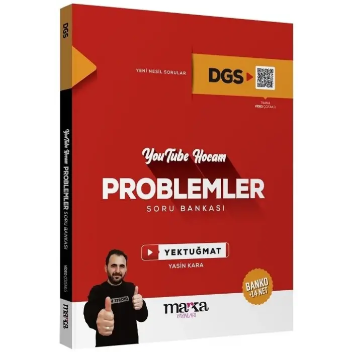 Marka Yayınları 2025 DGS Youtube Hocam Problemler Soru Bankası