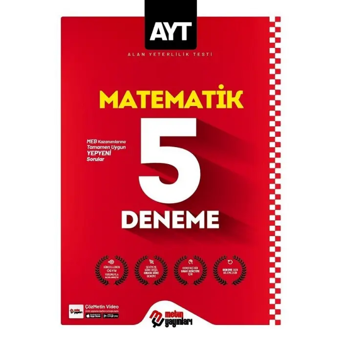 Metin Yayınları AYT Matematik 5 Deneme