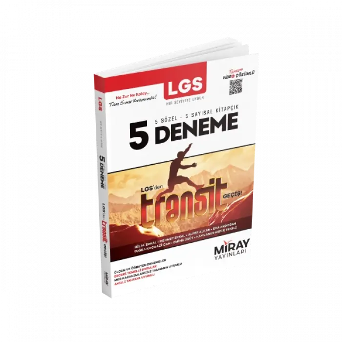 Miray Yayınları Lgs 8. Sınıf Transit 5 Deneme