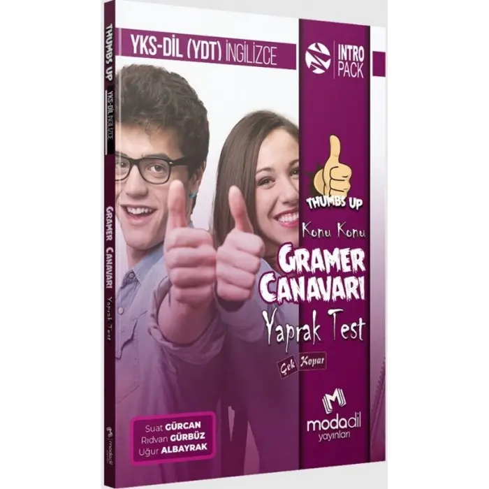 Modadil Yayınları YKS DİL Intropack Gramer Canavarı Yaprak Test