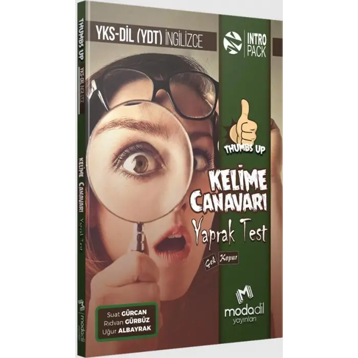 Modadil Yayınları YKS DİL Intropack Kelime Canavarı Yaprak Test