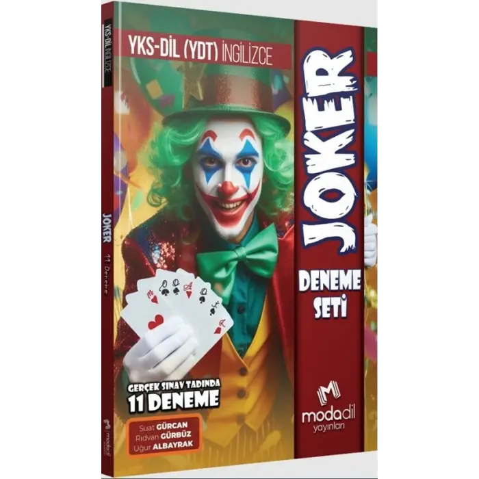 Modadil Yayınları YKS DİL Joker 11 Deneme Seti