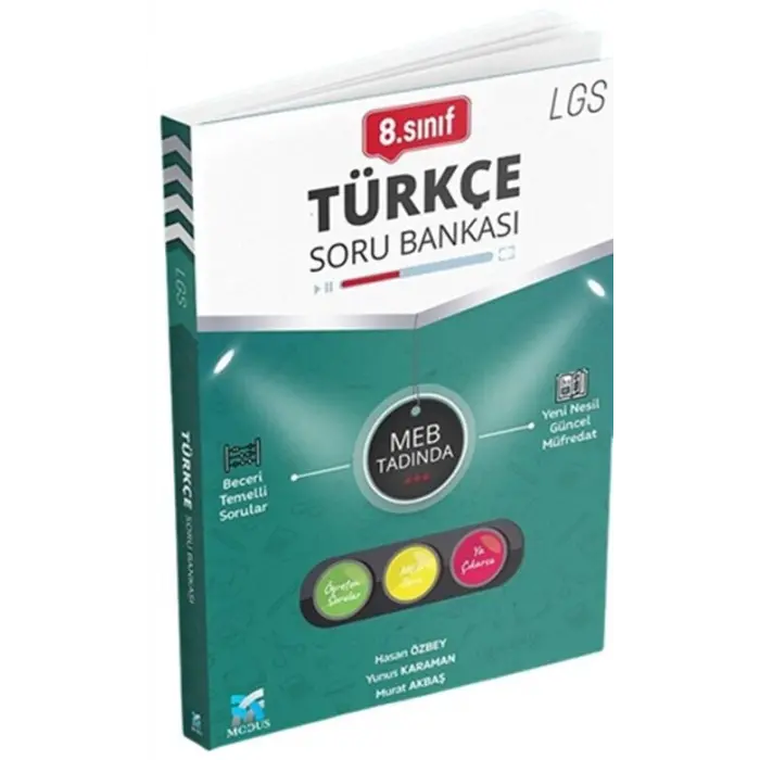 Modus Yayınları 8. Sınıf Türkçe Soru Bankası