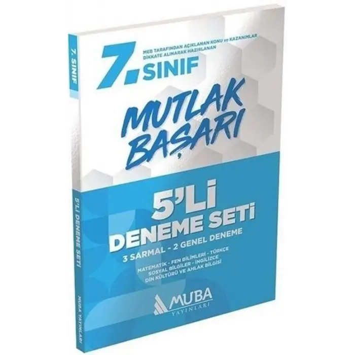 Muba Yayınları 7. Sınıf Mutlak Başarı 5 li Deneme Seti