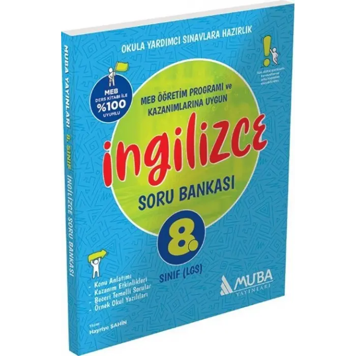 Muba Yayınları 8. Sınıf İngilizce Soru Bankası