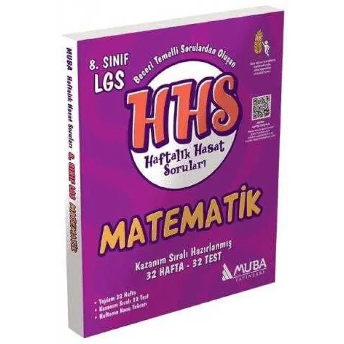 Muba Yayınları 8. Sınıf Matematik Haftalık Hasat Soruları