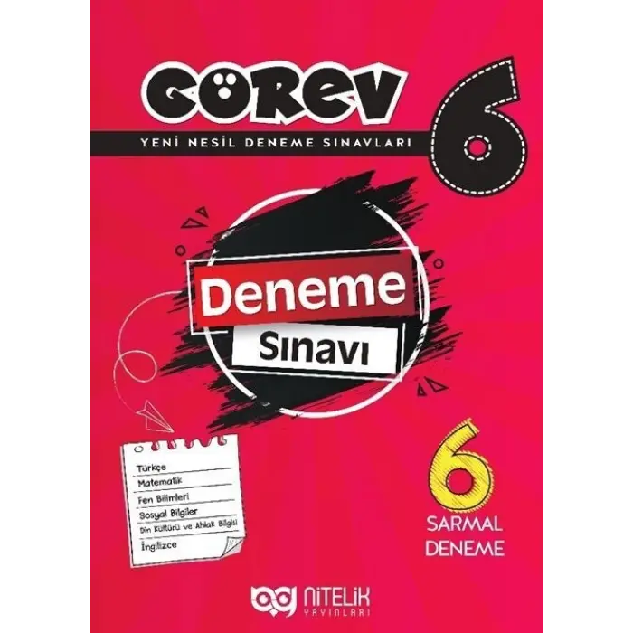 Nitelik Yayınları 6. Sınıf Görev 6 Sarmal Deneme