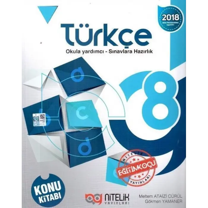 Nitelik Yayınları 8. Sınıf Türkçe Konu Kitabı