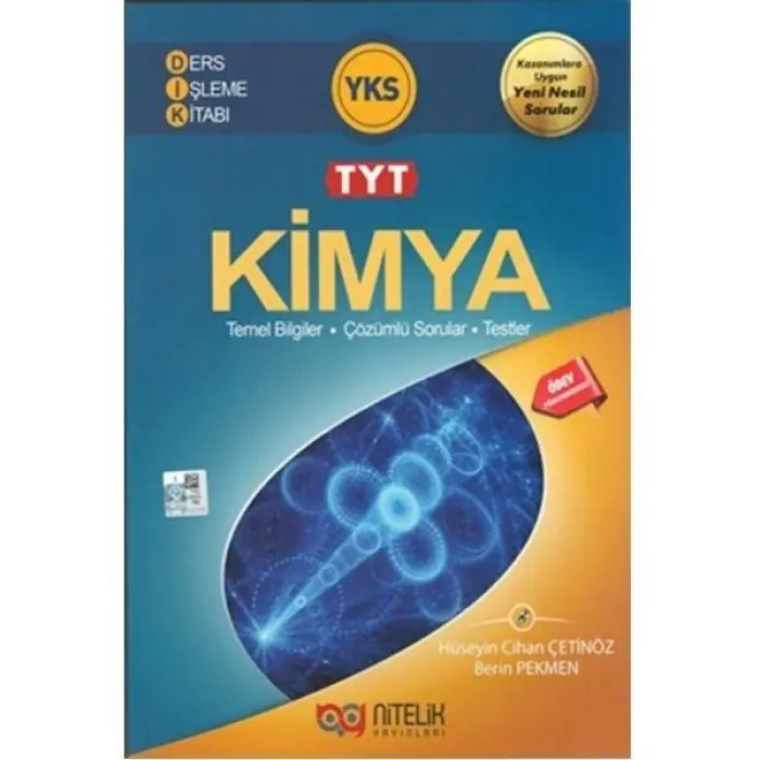 Nitelik Yayınları TYT Kimya Ders İşleme Kitabı