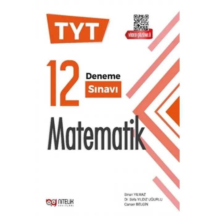 Nitelik Yayınları TYT Matematik 12 Deneme Sınavı