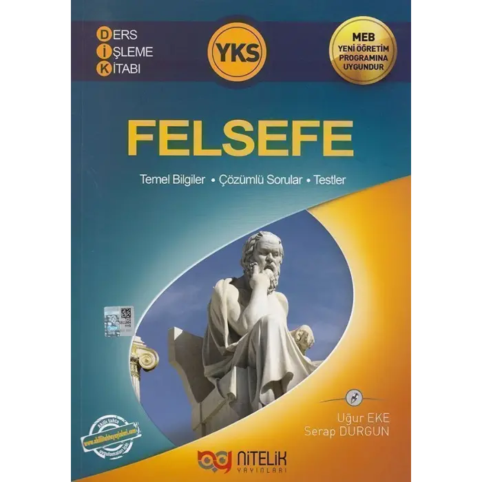Nitelik Yayınları YKS Felsefe Ders İşleme Kitabı